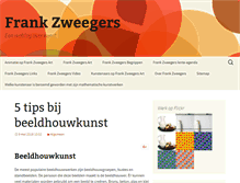 Tablet Screenshot of frankzweegersart.com